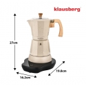 Sähkökäyttöinen espresso-kahvinkeitin, 0,3 L, beige, 500 W, KB 7999, Kla Sähkökäyttöinen espresso-kahvinkeitin, 0,3 L, beige, 500 W, KB 7999, Kla
