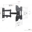 Vogel's Up 2045 Full Motion+ TV Wall Mount S Vogel's Up 2045 Full Motion+ TV Wall Mount S