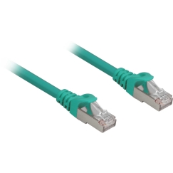 Sharkoon Network cable RJ45 CAT6a SFTP LSOH 5 m Green