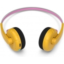 Philips TAMS1YL/00 Moving Sound The Ringo Duo Wireless Headphones, Yellow