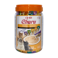 INABA Churu Variatsioonid Kana - kasside maiused - 50 x 14g