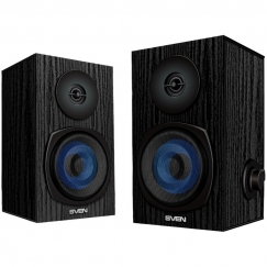 Skaļruņi SVEN SPS-576, melni (8W, USB barošana, Bluetooth)