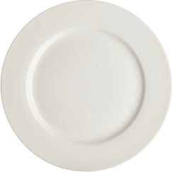 Aura White Porcelain Plate 27 cm AMBITION
