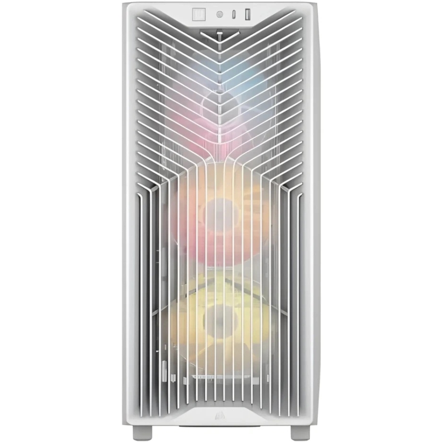 Corsair 3200D RS ARGB tietokonekotelo, Midi-Tower, ATX, karkaistu lasi - valkoinen – 2