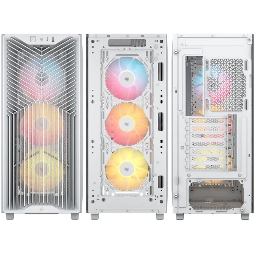 Corsair 3200D RS ARGB computer case, Midi-Tower, ATX, tempered glass - white – 5