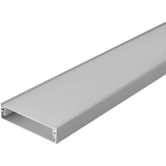 V-tac LED surface profile with cover, silver, 2000x40x10mm