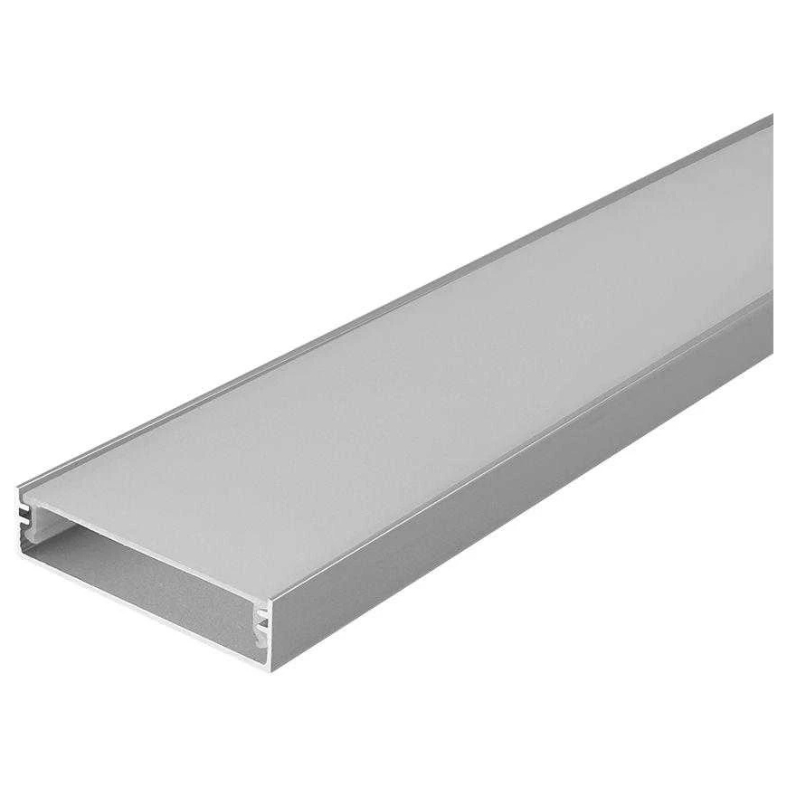 V-tac LED pinta-profiili kannella, hopea, 2000x40x10mm