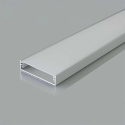 V-tac LED surface profile with cover, silver, 2000x40x10mm