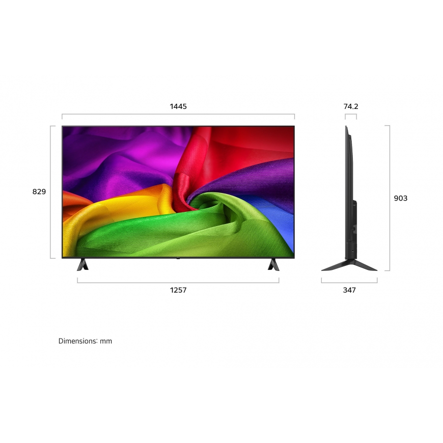 LG 65" NU80 – 4K LED TV – 2