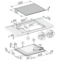 Miele KM 8462 FL - indukcijas plīts virsma, 60 cm