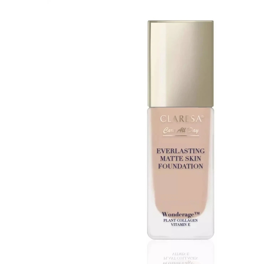 Claresa „Care All Day Everlasting Matte Skin“ makiažo pagrindas „06 Natural Tan“, 32 ml