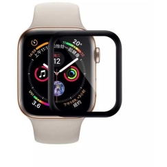 Riff "3D изогнутое закаленное стекло для Apple Watch 45mm" черное