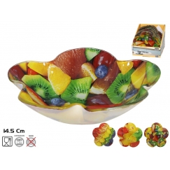 Стеклянная миска, 3 вида, 4 x 15 x 15 см, KITCHEN&GO