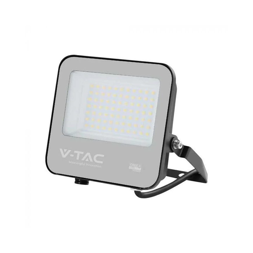 V-tac 50W LED prožektorius, juodu korpusu, 3000K, CREE LED chip