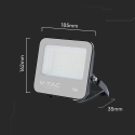 V-tac 50W LED prožektorius, juodu korpusu, 3000K, CREE LED chip V-tac 50W LED prožektorius, juodu korpusu, 3000K, CREE LED chip