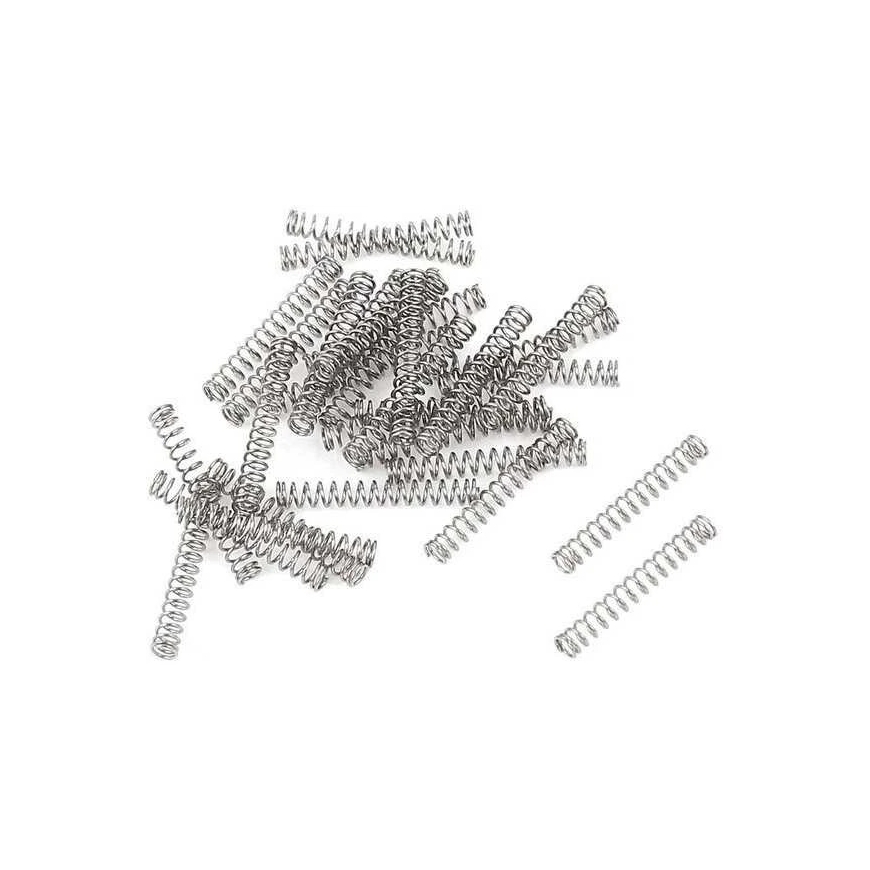 OEM Saspiešanas atsperes 25x3.4 mm - 20 gab - nerūsējošais tērauds