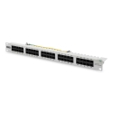 DIGITUS Patch paneļa 1U 50x RJ45 LSA Pelēka DIGITUS Patch paneļa 1U 50x RJ45 LSA Pelēka