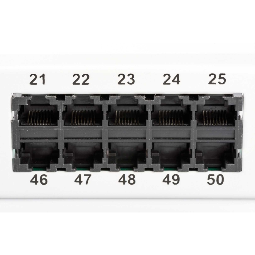 Патч-панель DIGITUS 1U 50x RJ45 LSA Серая – 3
