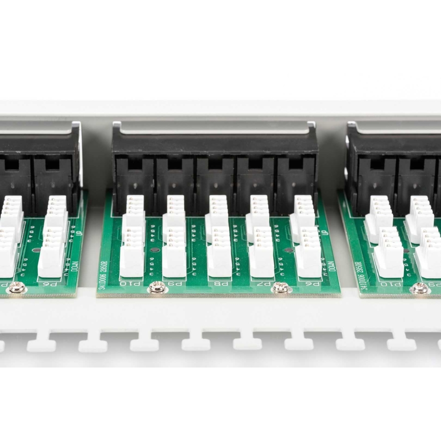 DIGITUS Patch-panneeli 1U 50x RJ45 LSA Harmaa – 4
