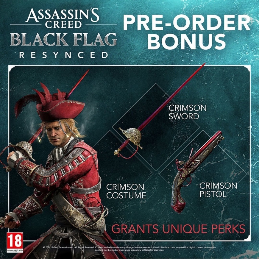Assassin's Creed Black Flag Resynced (PS5) – 2