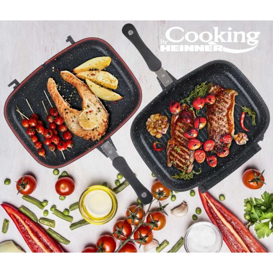 Küpsetamine Heinneri poolt Heinner TIGAIE DUBLA 32x24x7.5 CM,EASY COOK GRAY (HR-ZCT-32DG) – 4