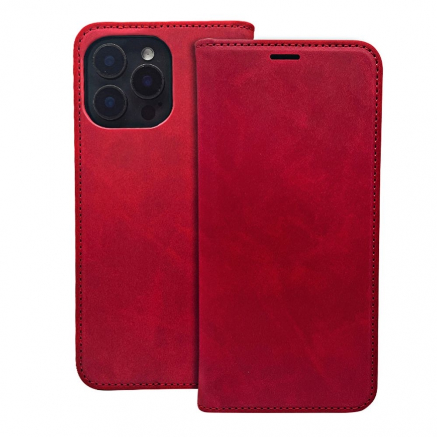 Умный замшевый чехол для Samsung Galaxy A52 4G / A52 5G / A52S 5G красный