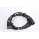 EV Charging Cable Type 2-Type 2, 22 kW, 32 A, 5 x 6 mm2, 1 x 0.5 mm2, 7 m | ITGAM3872 | Black