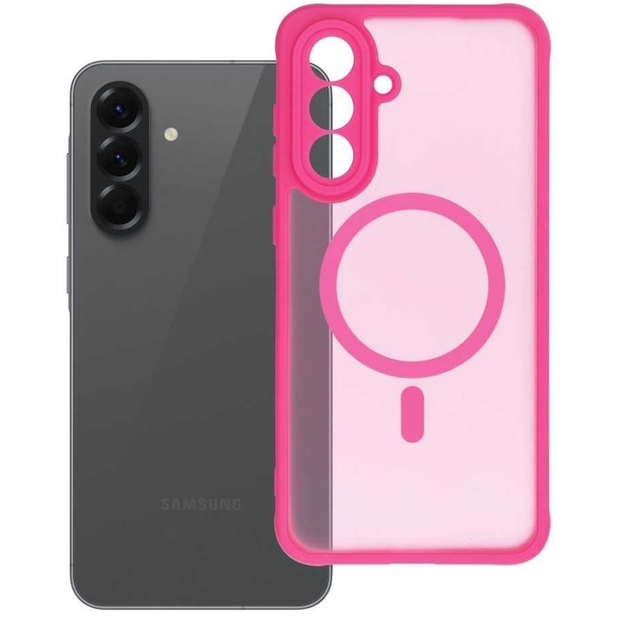 Oem FULL MATTE MAG COVER чехол совместим с MagSafe для Samsung Galaxy A56 розового цвета – 5
