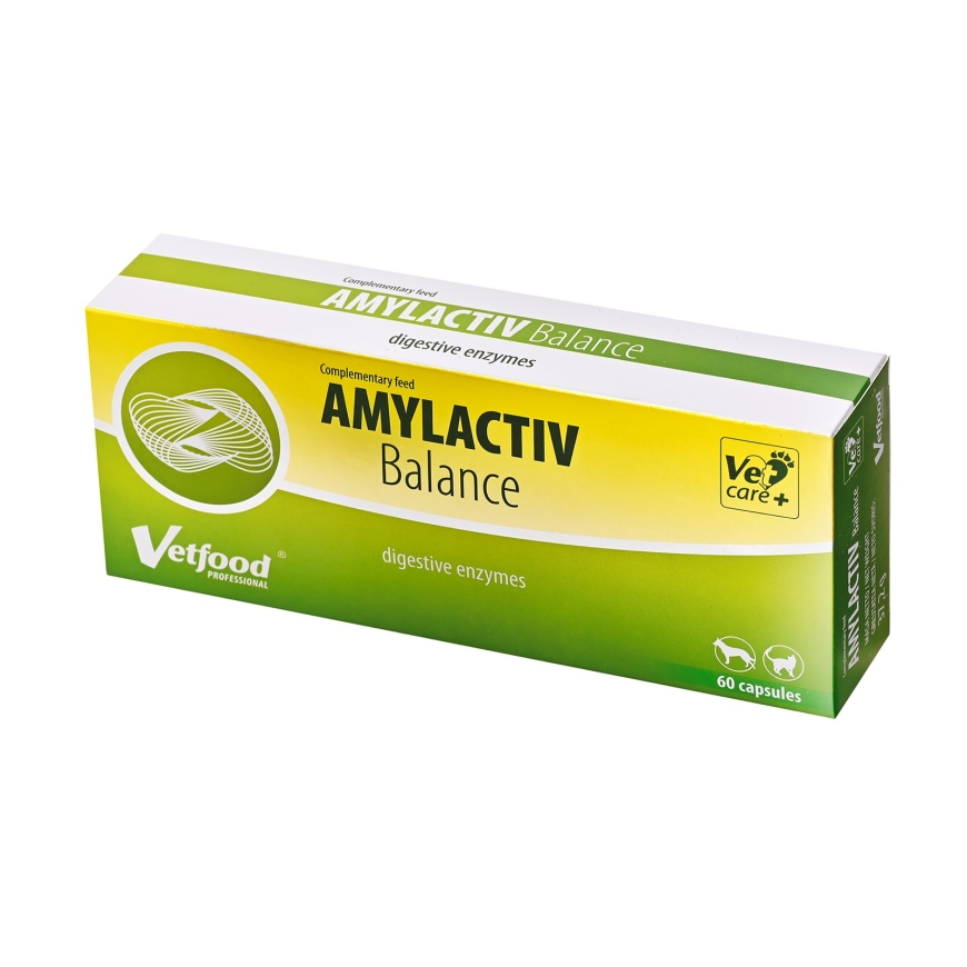 VETFOOD Amylactiv Balance - lisäravinteet koirille ja kissoille - 60 kpl