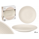 Šķīvis, gravēts, cena par 1gb (iepakojumā 6gb) bēšs, 27 cm, 3×2 Šķīvis, gravēts, cena par 1gb (iepakojumā 6gb) bēšs, 27 cm, 3×2