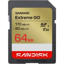 SanDisk 64 Гб Extreme GO UHS-I U3 V30 SD карта памяти