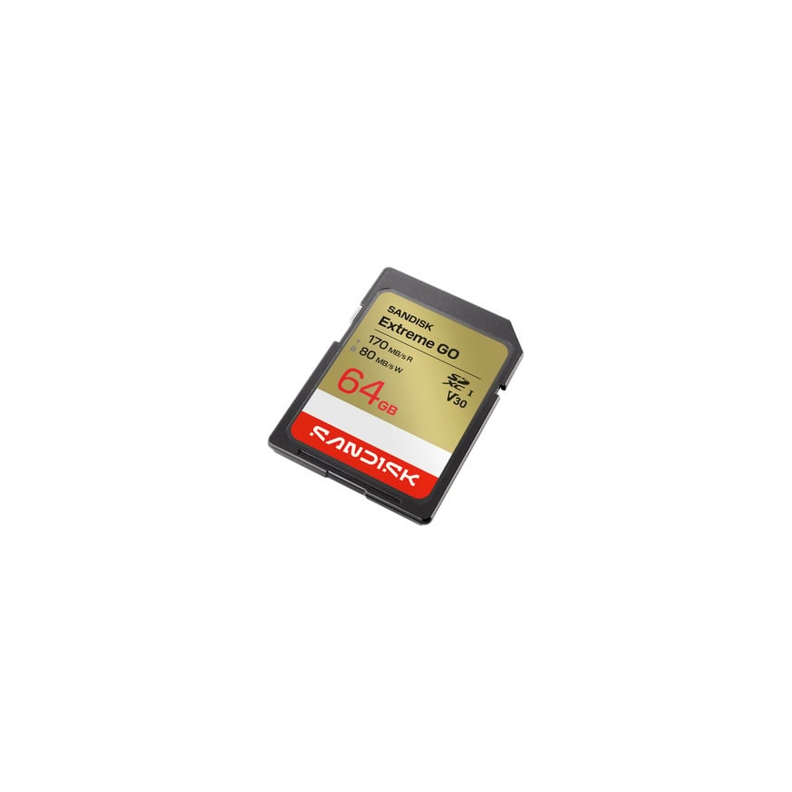 SanDisk 64 GB Extreme GO UHS-I U3 V30 SD memory card – 2