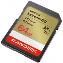 SanDisk 64 Gt Extreme GO UHS-I U3 V30 SD mälukaart SanDisk 64 Gt Extreme GO UHS-I U3 V30 SD mälukaart