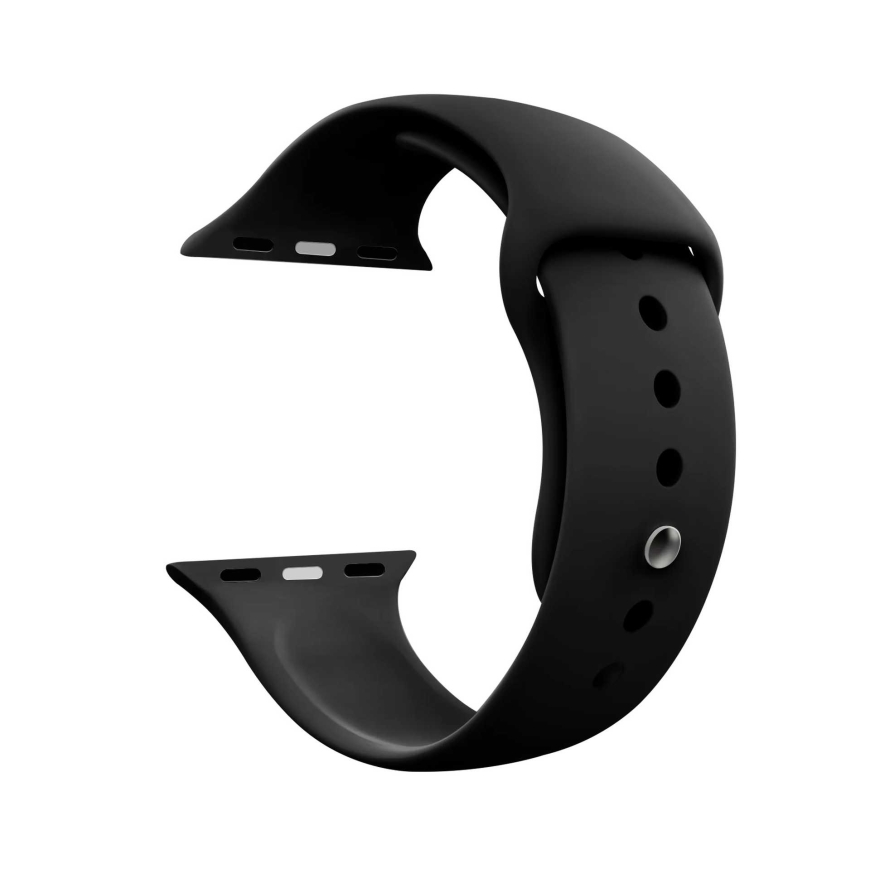 Riff Silicone Strap for Apple Watch 38 / 40 / 41 mm Black – 4