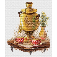 Beldizart Ristsikuvitöö komplekt "Teepidu" 13*11 cm SM-1241
