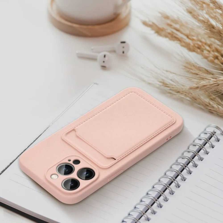 Riff Card sērijas silikona aizmugures vāciņš Apple iPhone 11 rozā – 3