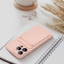 Riff Card serijos silikono galinis dėklas Apple iPhone 11 rožinis Riff Card serijos silikono galinis dėklas Apple iPhone 11 rožinis