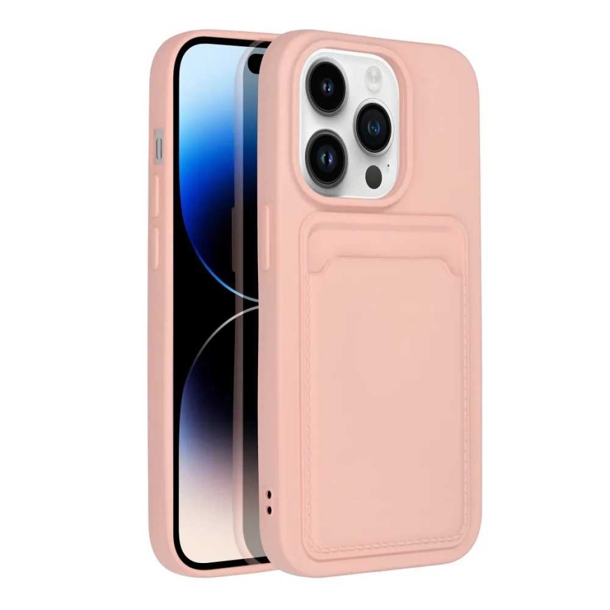 Силиконовый чехол на заднюю панель Riff Card для Apple iPhone 11 Розовый – 4