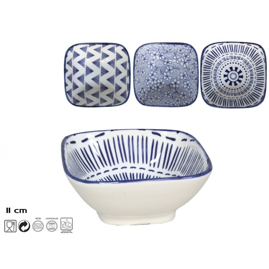 Ruudukujuline kauss, 5 x 11 x 11 cm, KITCHEN&GO