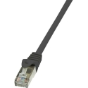 LogiLink 7.5m, Cat6 tīkla kabelis Melns 7,4 m F/UTP (FTP) LogiLink 7.5m, Cat6 tīkla kabelis Melns 7,4 m F/UTP (FTP)