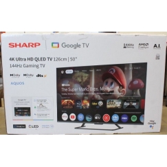 Lopussa. 50HR7265E 50" (126cm) QLED 144Hz 4K Ultra HD Google TV, Dolby Vision, Dolby Atmos, Keskialustatuki | Lopussa. 50HR7265E