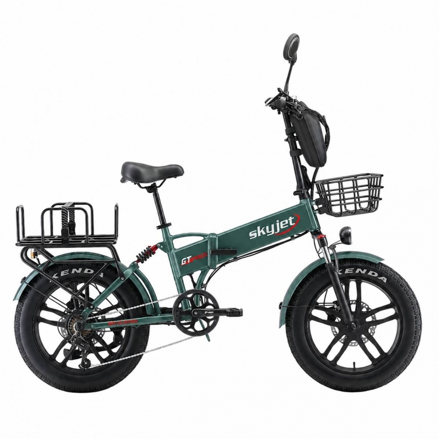 Skyjet GTIII PRO PLUS Green Folding Electric Bicycle