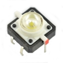 OEM Tactical Button 12x12, 7mm THT 6 Contacts - White Illumination - 5 pcs OEM Tactical Button 12x12, 7mm THT 6 Contacts - White Illumination - 5 pcs