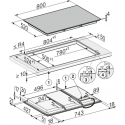 Miele KM 8684-2 FL - be esantysis indukcinis viryklė, 80 cm Miele KM 8684-2 FL - be esantysis indukcinis viryklė, 80 cm