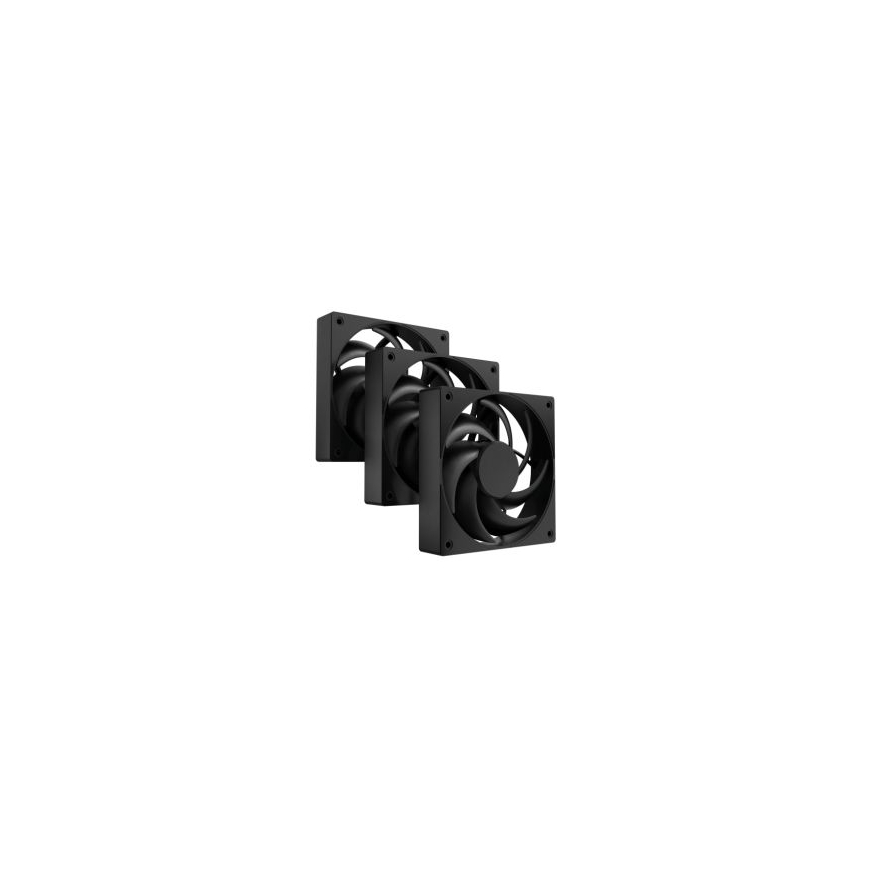 Fury SAI S12 PWM Black Ventilators 3-Pack