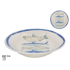 Dziļais šķīvis 22 cm, 21,5x21,5x4,5 cm, KITCHEN&GO