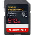 SanDisk 512 Gt Extreme PRO UHS-I U3 V30 SD kortelė SanDisk 512 Gt Extreme PRO UHS-I U3 V30 SD kortelė
