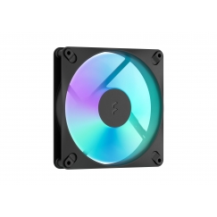Fractal Design Dynamic 3 14 RGB 140 mm PWM case fans with ARGB LED lights, black, set of 3