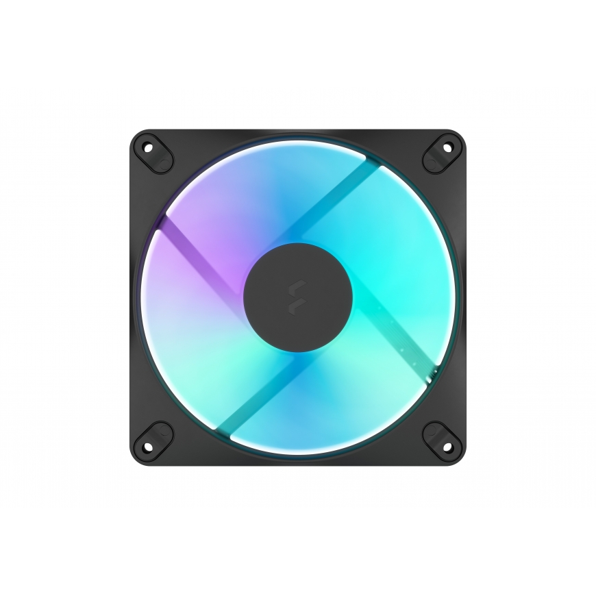 Fractal Design Dynamic 3 14 RGB 140 mm PWM-kotelotuuletin ARGB-LED-valoilla, musta, 3 kpl – 3