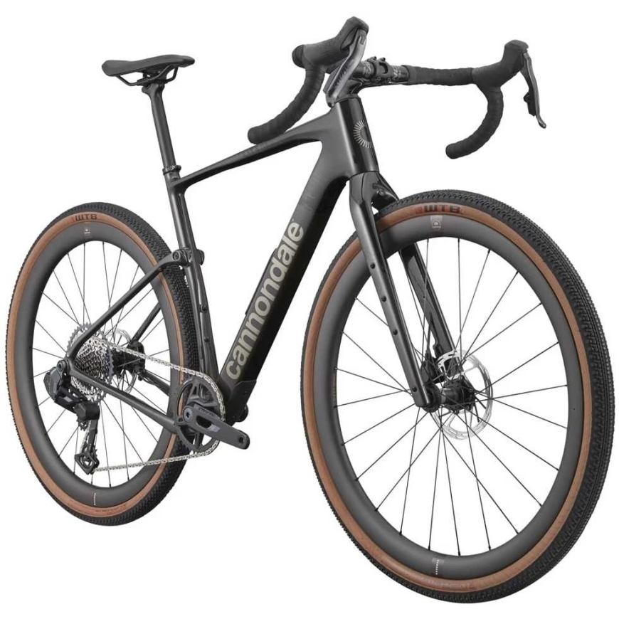Cannondale Topstone Carbon 1 AXS grants velos melnā krāsā (2026) – 2